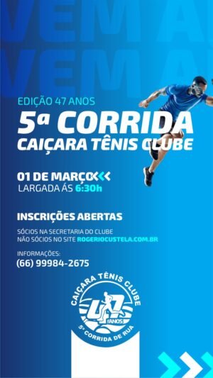 5° CORRIDA CAIÇARA TÊNIS CLUBE