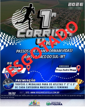 1ª CORRIDA / CAMINHADA 4KM OURO BRANCO DO SUL