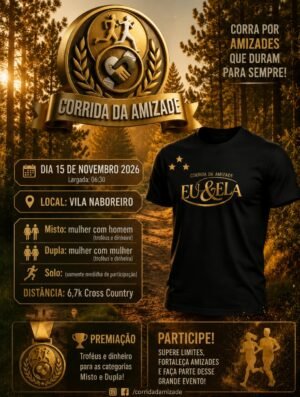 3ª CORRIDA DA AMIZADE EU E ELA.