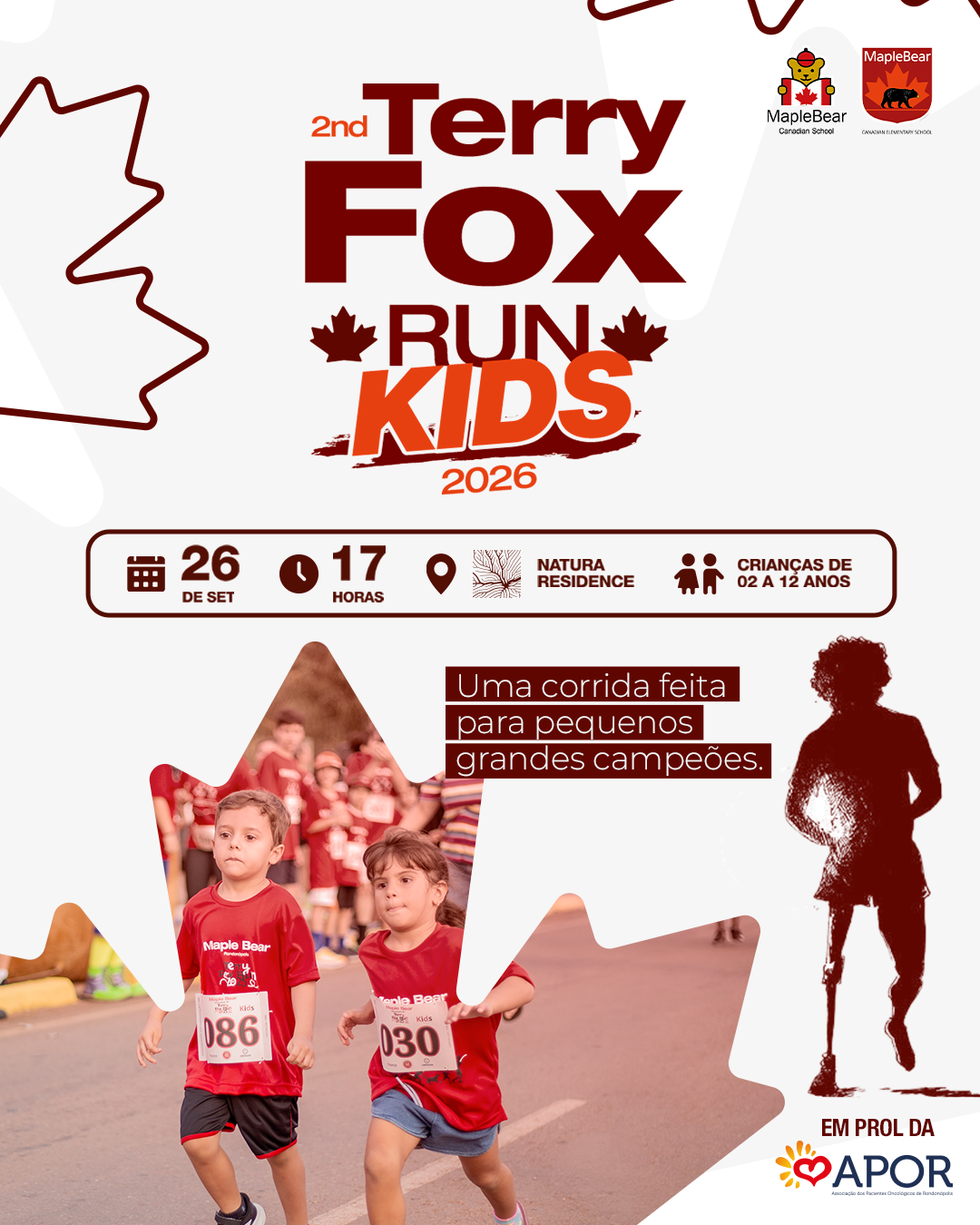 TERRY FOX RUN KIDS 2026 E CAMINHADA