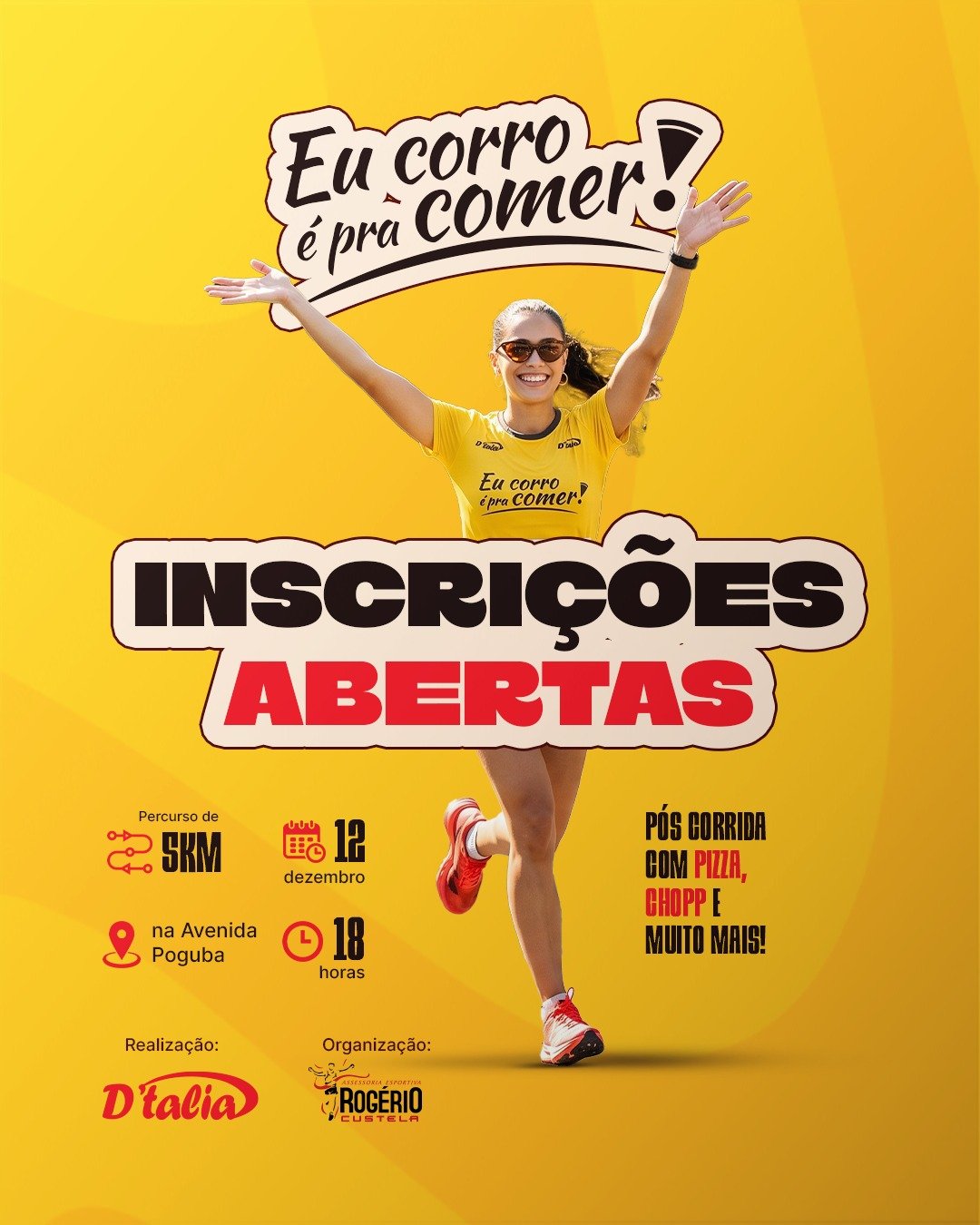 1ª CORRIDA “EU CORRO É PRA COMER!”